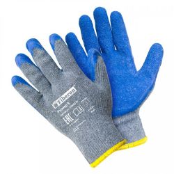 Перчатки полиэстер с х/б  Fiberon, 9 (L)