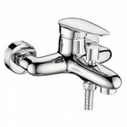 Смеситель ванн.-душ. 40 карт.  LEDEME  короткий излив