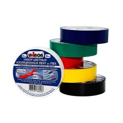 Изолента ПВХ 19мм х 20м черная  UNIBOB