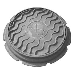 Люк д/смотровых колодцев чугунный тяжелый 25,0т тип T-В.1-60 водопровод   КРОНТИФ