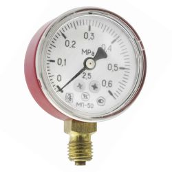 Манометр D   63 нижнее подключение 0 - 16 бар G1/4"  ЗТП