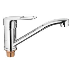 Смеситель для кухни кор нос 35 карт.  LEDEME  на гайке