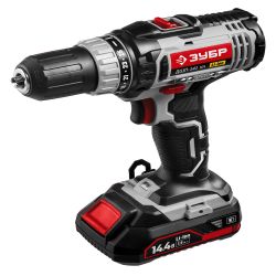 Шуруповерт акк ЗУБР ДШЛ-141-Li (14,4В,2акк,1,3Нм,35Нм,1,48кг)