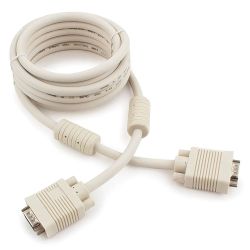 Кабель VGA (тройной экран, ферритовые кольца)  1,8м