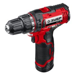 Шуруповерт акк ЗУБР ДШЛ-125-22  (12В,2акк,2,0Ач,30Нм,1.00кг)