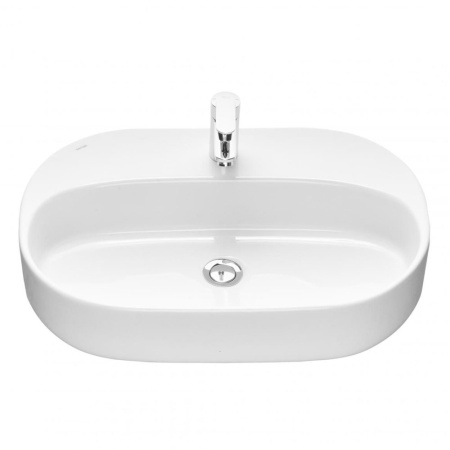 Умывальник мебельный белый ОДРИ ROUND c отв. 620х130х420  SANTEK
