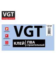 Клей ПВА строительный   1,0кг  ВГТ