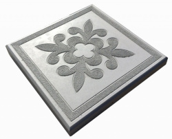 Плитка тротуарная "Квадрат-Краковский" 300х300х30 мм серая