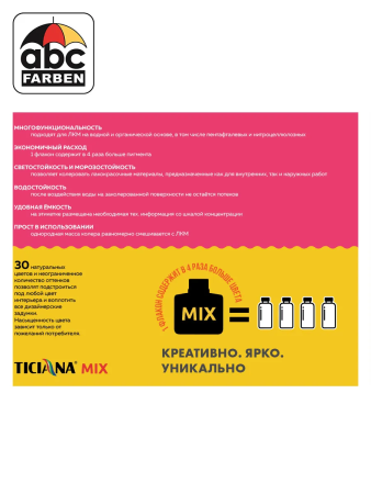 Колер какао высококонцентрированный 80мл  TICIANA