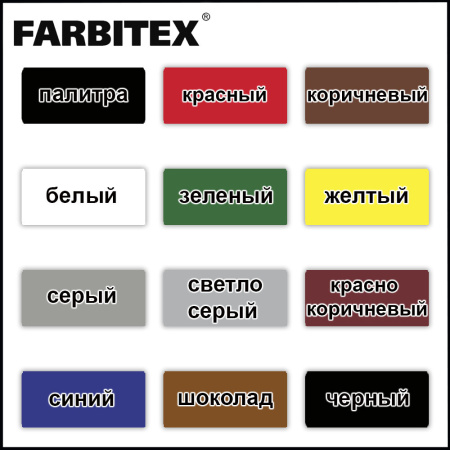 Грунт-эмаль по ржавчине белая   1,8кг  FARBITEX