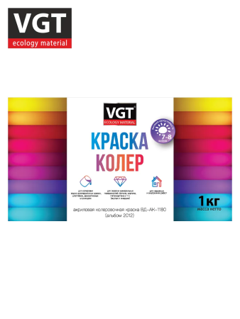Колер коричневый 1000г  ВГТ