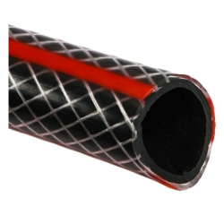 Шланг поливочный армир. 15мм 25м 3-х слойный. премиум (черн-красн)  ВИХРЬ