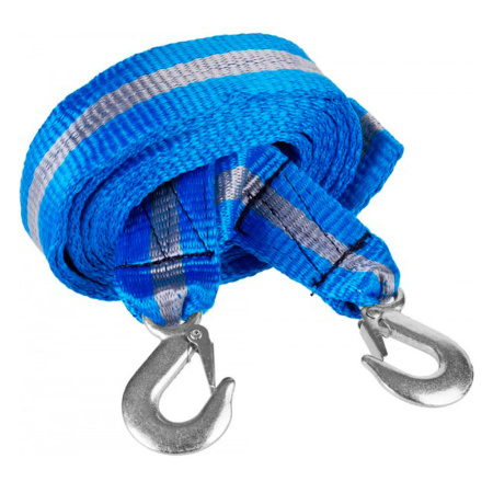 Трос буксировочный крюк-крюк   3,5т х 5,0м лента 50мм  ЗУБР Эксперт