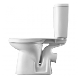 Унитаз белый АНИМО компакт 630х380х750  SANTEK