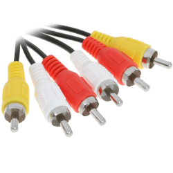 Кабель аудио-видео (тюльпаны) 3RCA-3RCA  3,0м