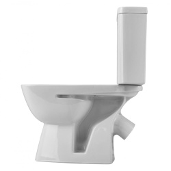 Унитаз белый НЕО компакт, сиденье дюропласт  650х370х790  SANTEK