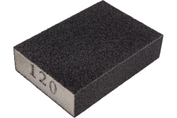 Губка абразивная прямоугольная, средняя жесткость P120  GEPARD
