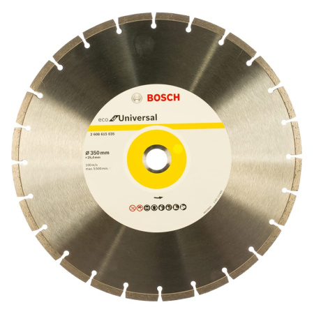 Круг отрезной алмазный 350мм  BOSCH ECO Universal сегм.