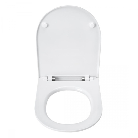 Унитаз белый ОСТИН компакт, сиденье дюропласт, микролифт 650х350х790  SANTEK