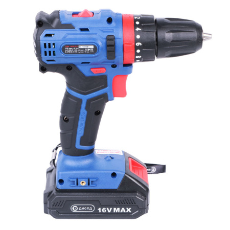Шуруповерт акк. ДИОЛД ДЭА-16 ЛИ-01 (2акк.2,0 Ач, крут. момент 33Нм)