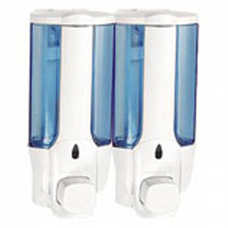 Дозатор жидкого мыла настенный двойной  LEDEME