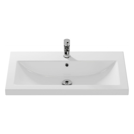 Умывальник мебельный белый COMO   80 800х165х450  CERSANIT