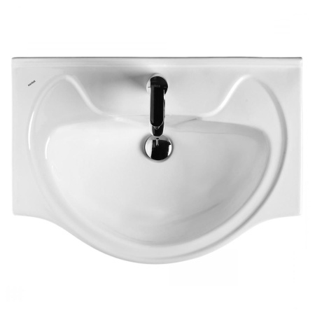 Умывальник мебельный белый БАЙКАЛ 65 c отв. 650х180х475  SANTEK