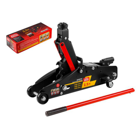 Домкрат гидравлич. подкатной   2,5т  с фиксатором  STARTUL AUTO (подъём 140-385мм)