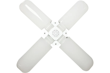 Лампа светодиод 45Вт, 220В, Е27, холод. (6500К) 4 лопасти  GENERAL