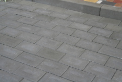 Плитка тротуарная "Прямоугольная" 200х400х40мм серая