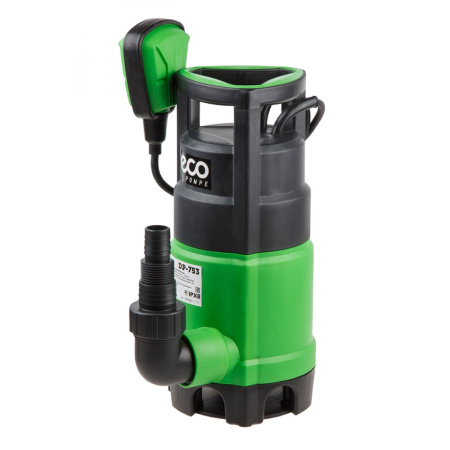 Насос дренажный DP-753 (217л.м., глубина 5м, напор 9м, д.ч.35мм, 750Вт) ECO