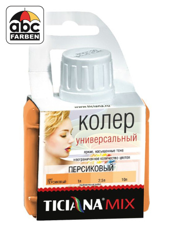 Колер персиковый высококонцентрированный 80мл  TICIANA