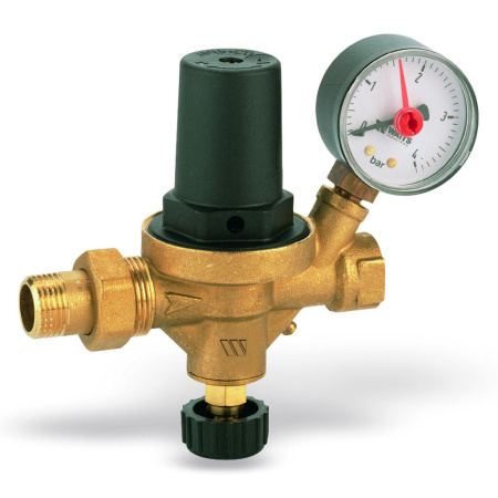 Клапан подпиточный 1/2" с манометром ALMD  WATTS