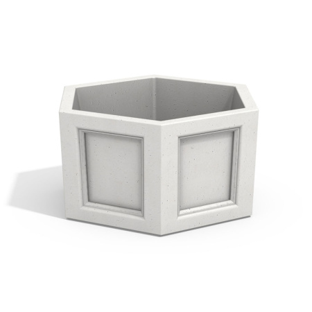 Цветочница "Шестигранник" 550х250 с дном