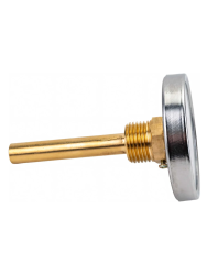 Термометр биметаллический D   63 зад.подкл. (0...+120*C) L  60  ЭКОМЕРА