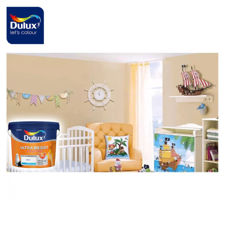 Краска ВД интерьерная   2,5л  DULUX ULTRA RESIST для детской BW матовая