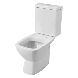 Унитаз белый НЕО компакт, сиденье дюропласт, микролифт 650х370х790  SANTEK