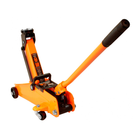 Домкрат гидравлич. подкатной   2,0т  ВИХРЬ (подъём  135–385мм) в кейсе