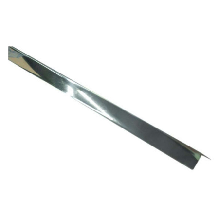 Уголок пристенный хром 19мм х 24мм, 3м