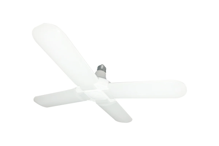 Лампа светодиод 45Вт, 220В, Е27, холод. (6500К) 4 лопасти  GENERAL