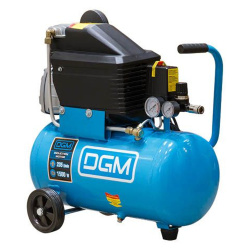 Компрессор воздушный DGM AC-127 (1500Вт, 235 л/мин, объем ресивера 24л, раб.дав.8атм)