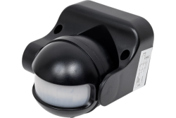 Датчик движения 1200Вт, 180*, 12м черный  NEOX