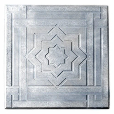 Плитка тротуарная "Звезда Давида" 500х500х60мм серая