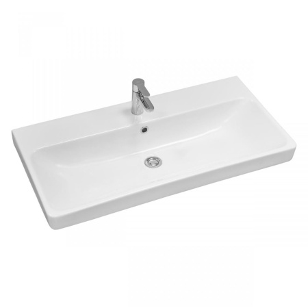 Умывальник мебельный белый АДРИАНА 90 c отв. 900х170х450  SANTEK