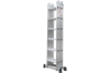 Лестница трансформер, высота 6,80м, 4 колена по 6 ступеней  STARTUL