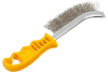 Щетка стальная с пластмас. ручкой  DENZEL