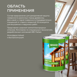 Состав защитный орех   0,75л  FARBITEX Profi wood