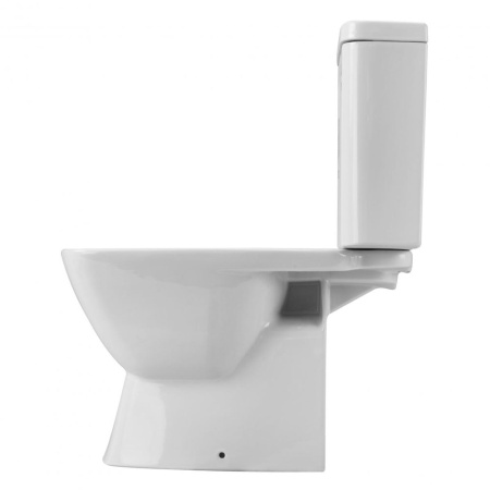 Унитаз белый НЕО компакт, сиденье дюропласт, микролифт 650х370х790  SANTEK