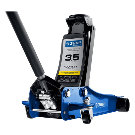 Домкрат гидравлич. подкатной   3,5т  ЗУБР (подъём  100–533мм)