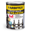 Грунт-эмаль по ржавчине белая   1,8кг  FARBITEX